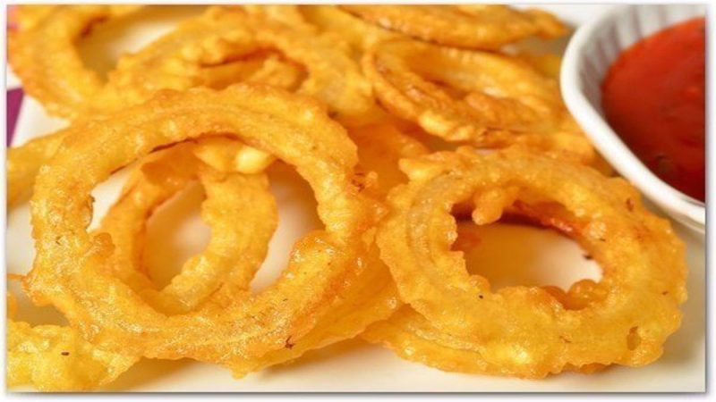 Луковые кольца в кляре — отличная закуска