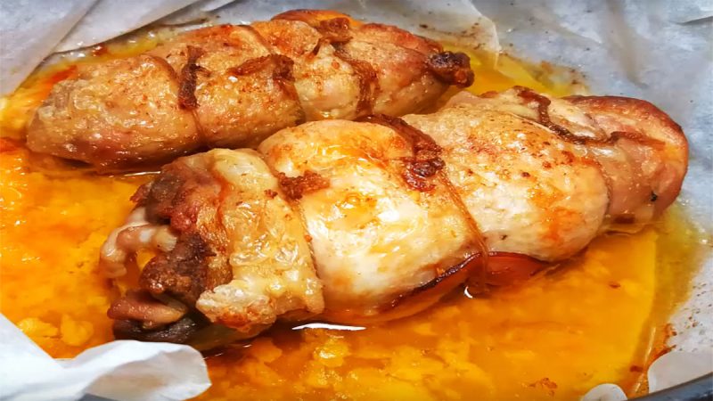 ПРОСТЫЕ И ВКУСНЫЕ рулетики из окорочков