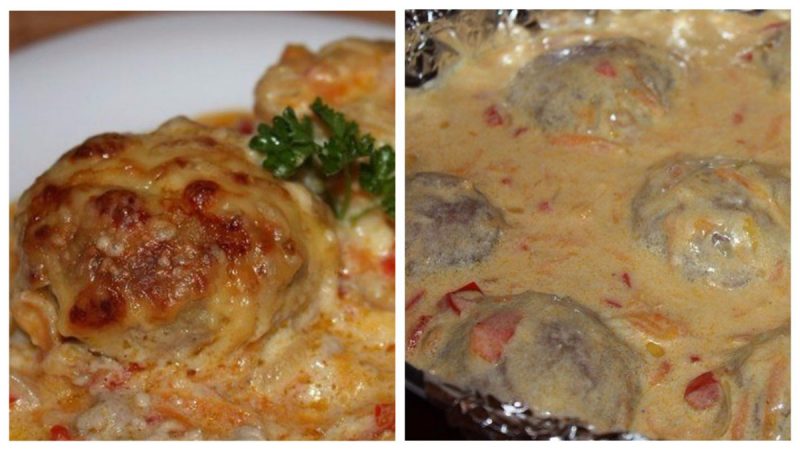 Тефтели в сметанном соусе «Вкусняшки»