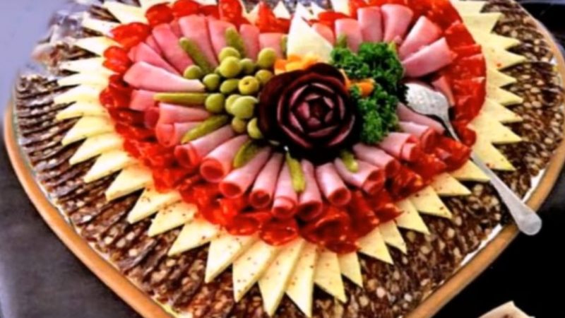 Красивые нарезки на праздничный стол