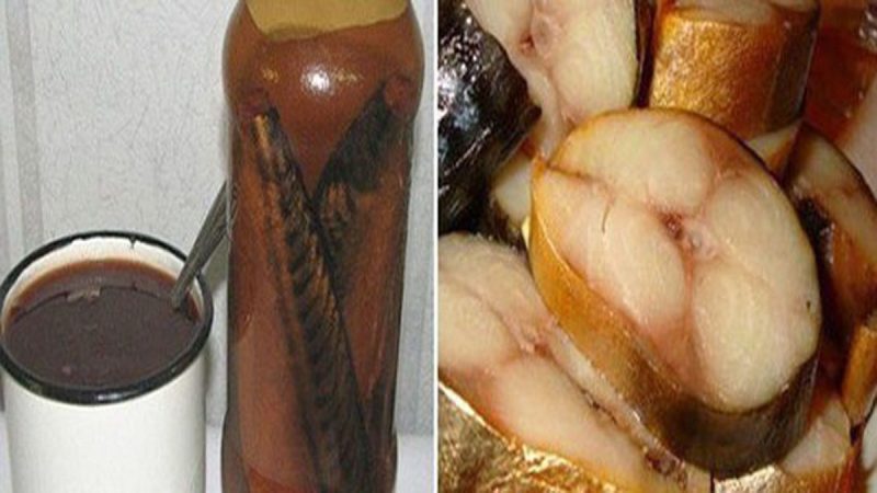 Скумбрия в бутылке
