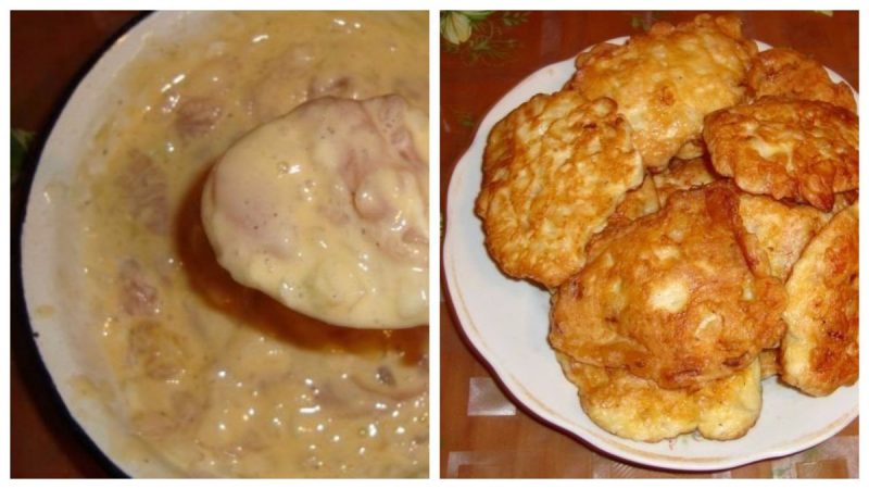 Оладьи из куриной грудки