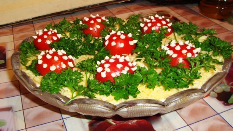 Салат “Лесная полянка”