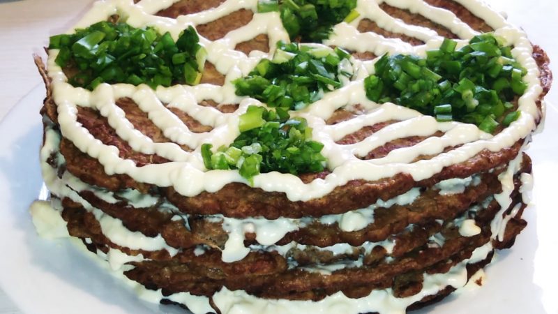 Вкусный печеночный торт — мой коронный рецепт