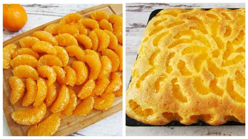 Мандариновый пирог