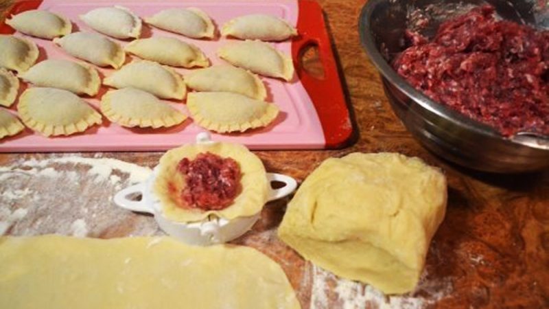 Тесто на кипятке для пельменей .СУПЕР!!!