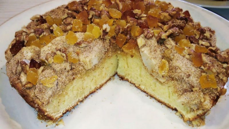 Яблочный пирог без теста