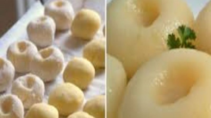 Блюдо из картофеля и творога