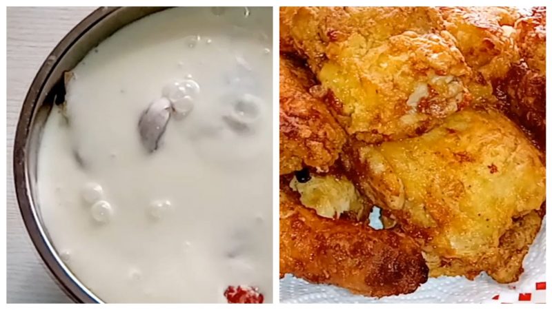 Курица в кефире