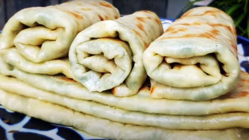 Лепешки с зеленью