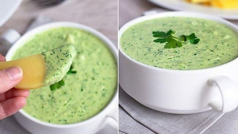 Зеленый соус