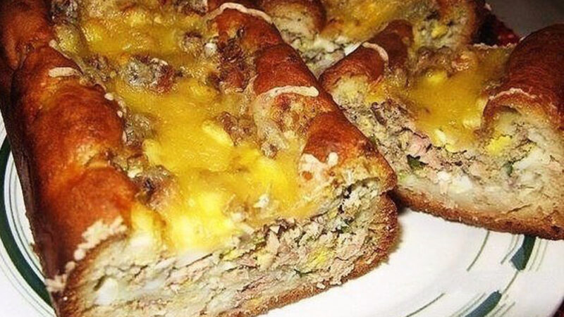 Быстрый рыбный пирог 🥙