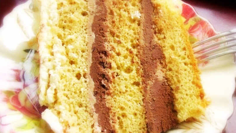 Бисквит без духовки