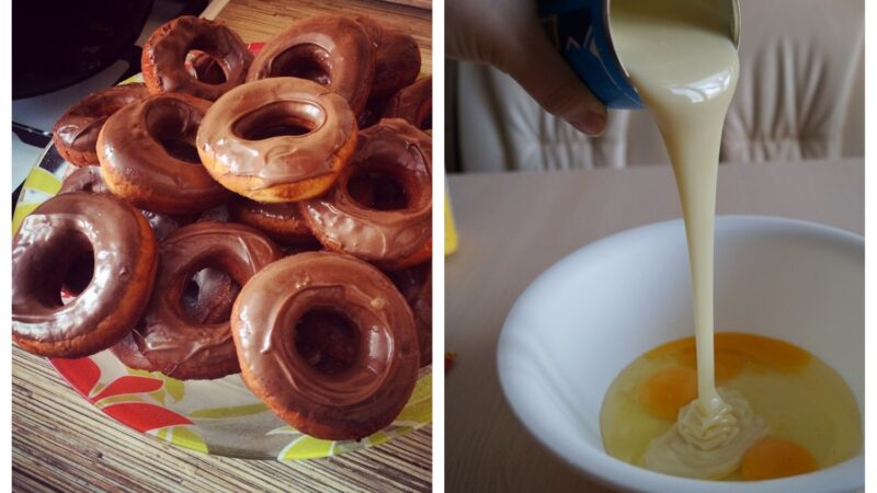 Нежные пончики без дрожжей 🥐🥐🥐