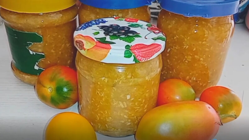 Горлодер из зеленых помидоров👍👍👍