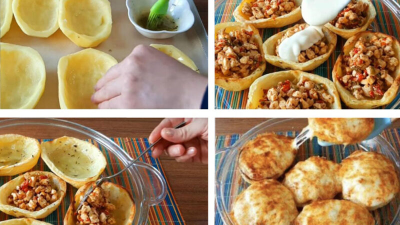 Рецепт фаршированного картофеля