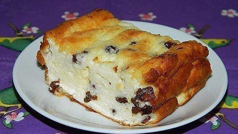 Обалденно вкусная творожная запеканка