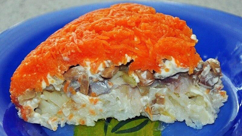 Салат «Лисичка»🦊