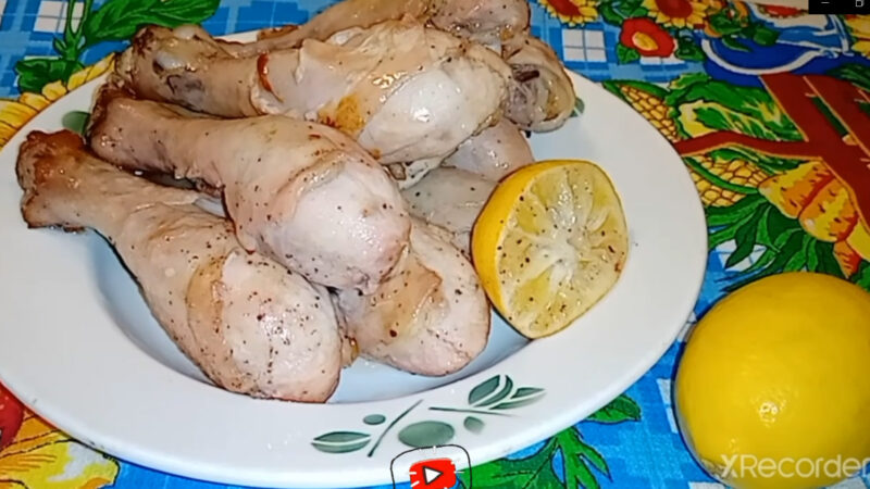 Голени с лимоном в духовке