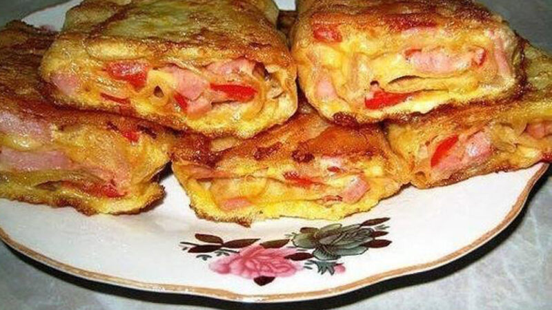 ЛАВАШ С ВЕТЧИНОЙ И СЫРОМ. Один из любимых перекусов и завтраков!