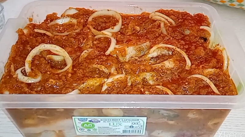 Вкусная селедка по-корейски