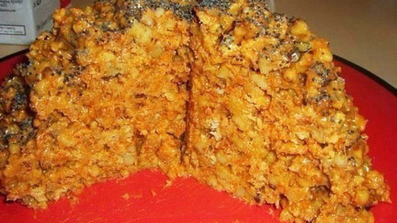 Торт «Муравейник» из печенья