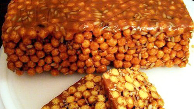 Десерт из кукурузных палочек