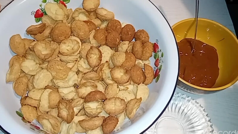 Тесто для орешков со сгущенкой