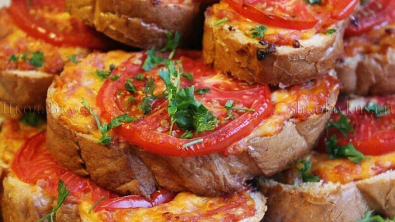 Горячий бутерброд «Ленивая пицца»