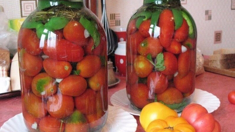 Закатываем помидоры без уксуса