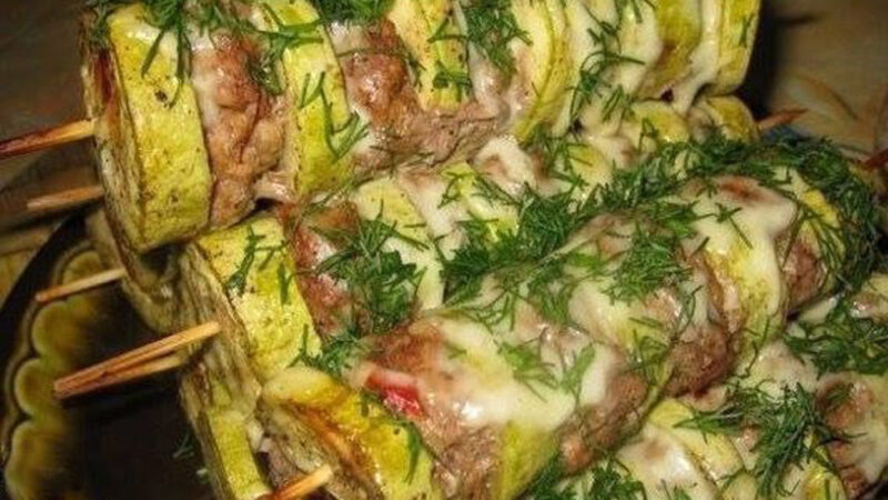 «Кабанчики» — кабачки с мясом