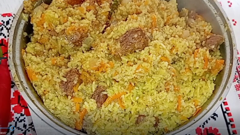 Домашний рецепт плова