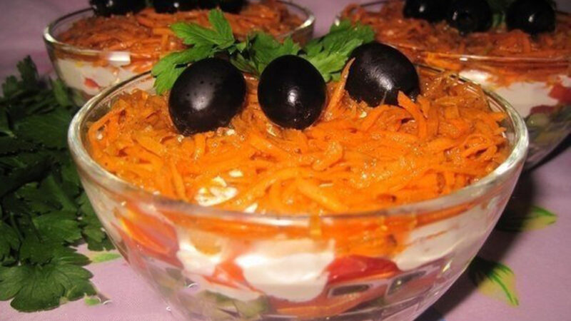 Салат «Цвета осени»