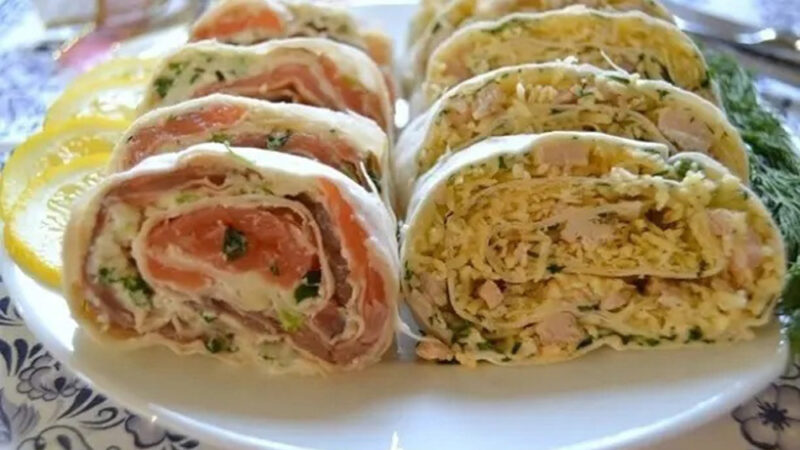 Рулеты из лаваша «Ассорти» — приведут в восторг того, кто их попробует!