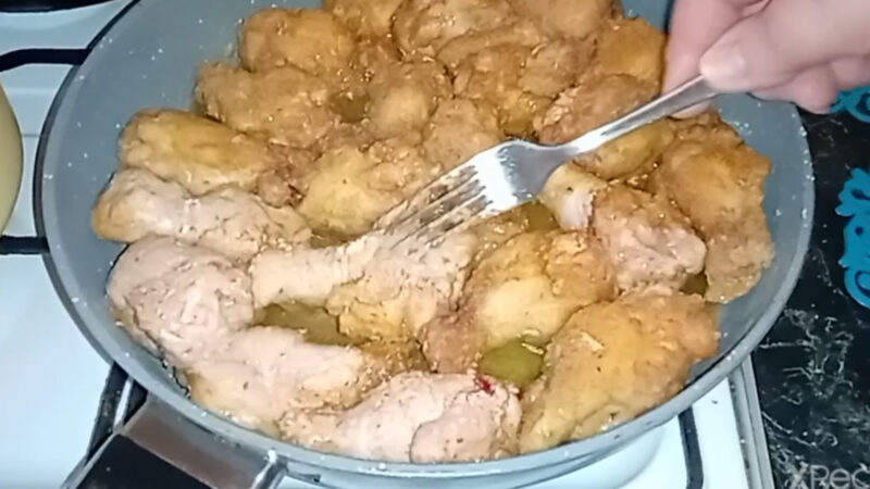 Крылышки в крахмале