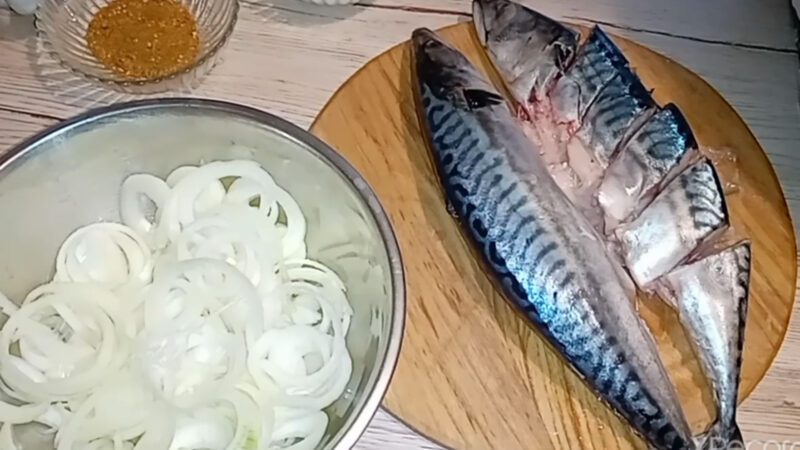 Скумбрия за 8 минут