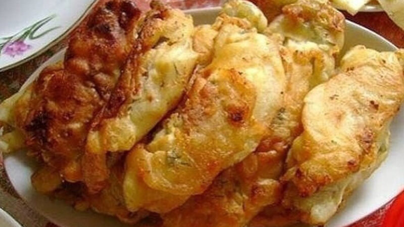 Рыба в кляре со сметаной