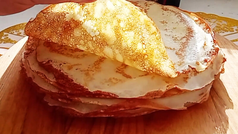 Французские тонкие блинчики. Секрет тонких блинчиков