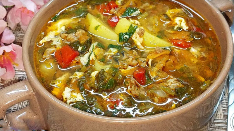 Борщ со щавелем. Теперь буду готовить так Всегда. Быстрый и вкусный Щавелевый Суп