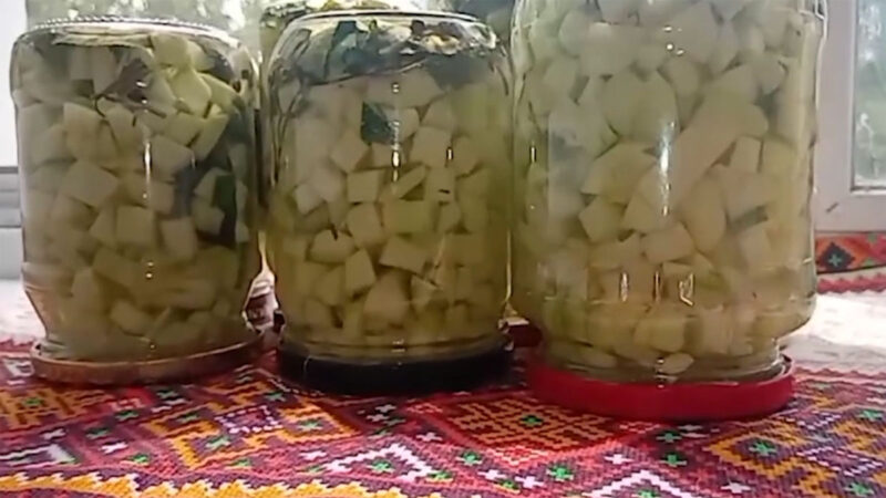 Маринованные кабачки под огурцы🥒