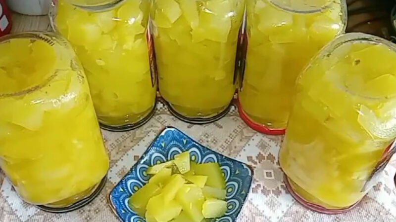 Кабачки🥒 под ананасы🍍
