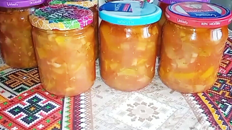 Салат “Краски осени” на зиму