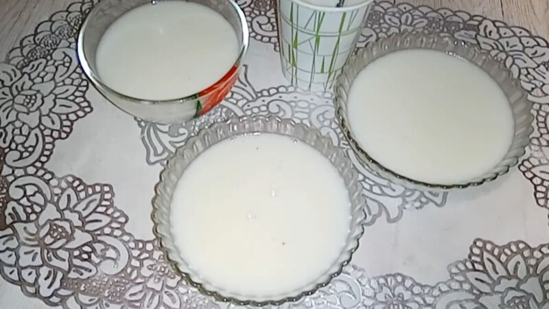 Желе из кефира