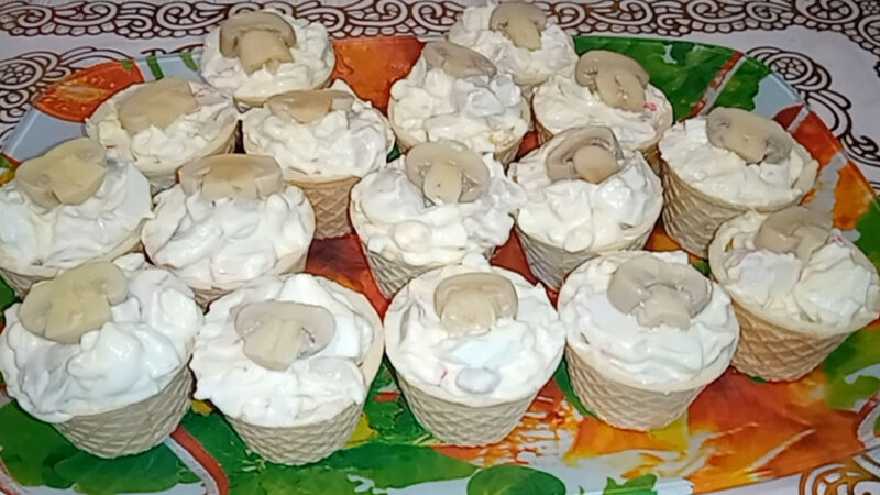 Закуска в тарталетках