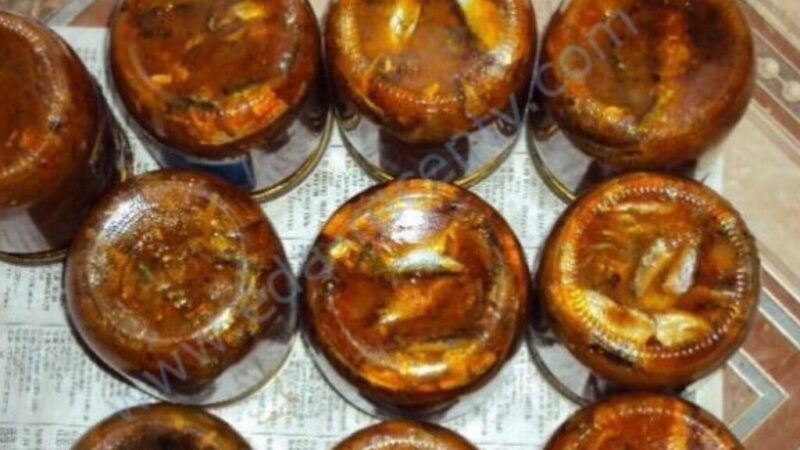 Килька в томате на зиму