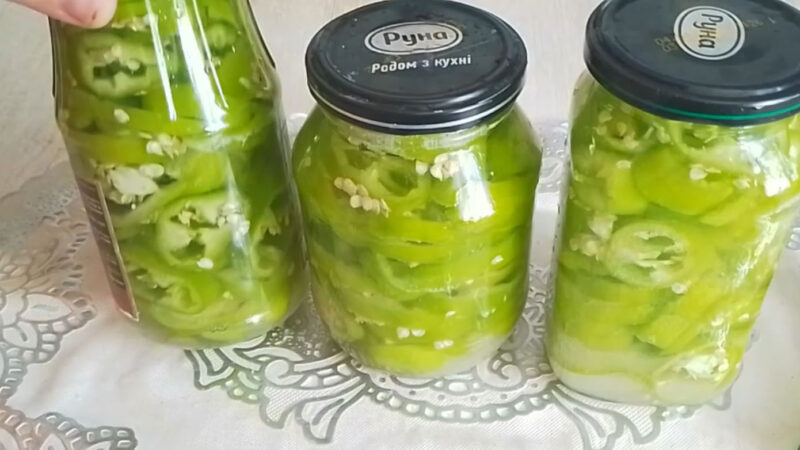 Маринованный острый перец “Ленивец”