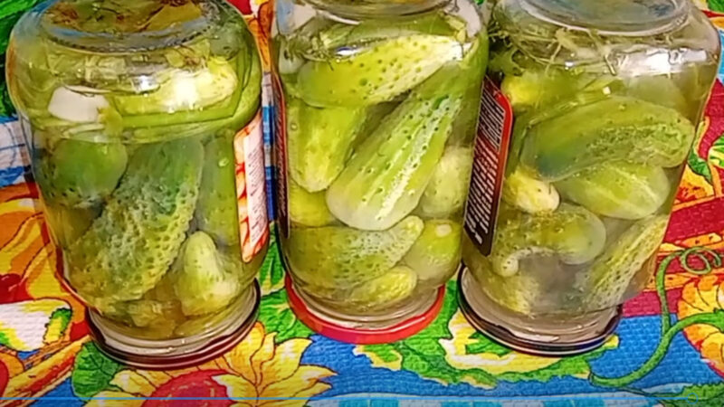 Огурцы🥒 в микроволновке за 3 минуты!