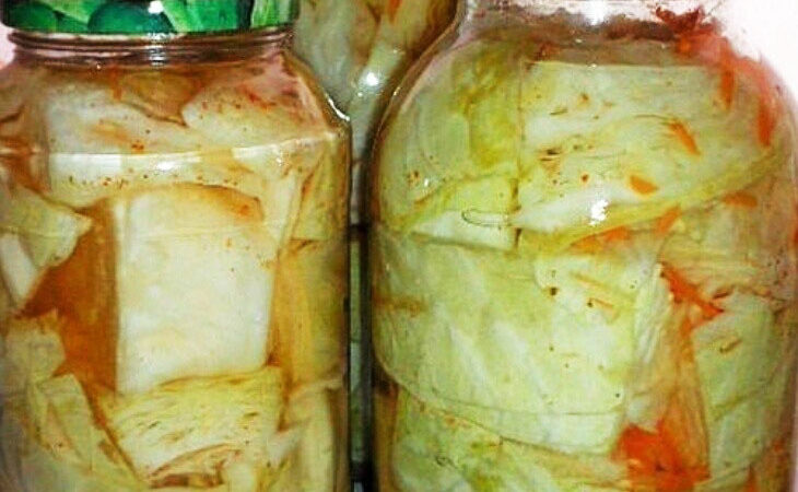 Кaпуста маринованная с перчиком (в банке)