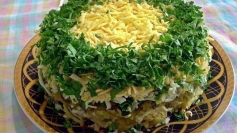 Салат «Грибы под шубой»