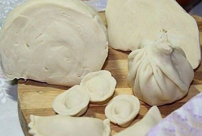 Супер тесто на пельмени и вареники